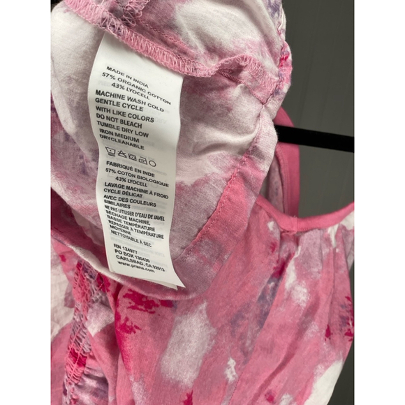 Women's Prana Romper Size S Pink Floral Print Sleeveless Casual - Picture 5 of 6